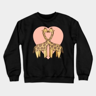 Giraffes In Love Crewneck Sweatshirt